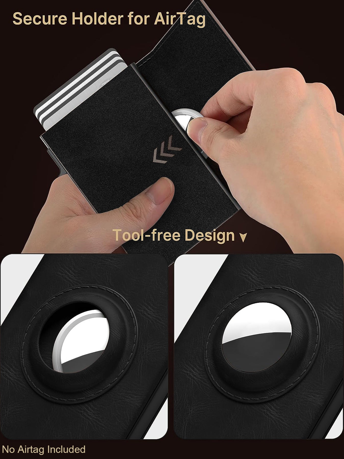 Men's Ultra-thin Smart Wallet Card Clamp