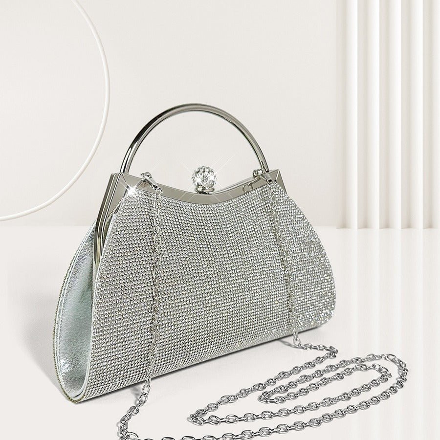 Fashion Personality Diamond Stud Portable Women's Bag home delivery free